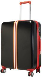 Polycarbonat-Koffer 28 Liter  'Korsika' schwarz-rot